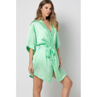 Camisola com robe kimono toque de seda sonho de amor Camisola com robe kimono toque de seda sonho de amor