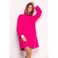 Robe feminino curto com capuz raposas Robe feminino curto com capuz raposas